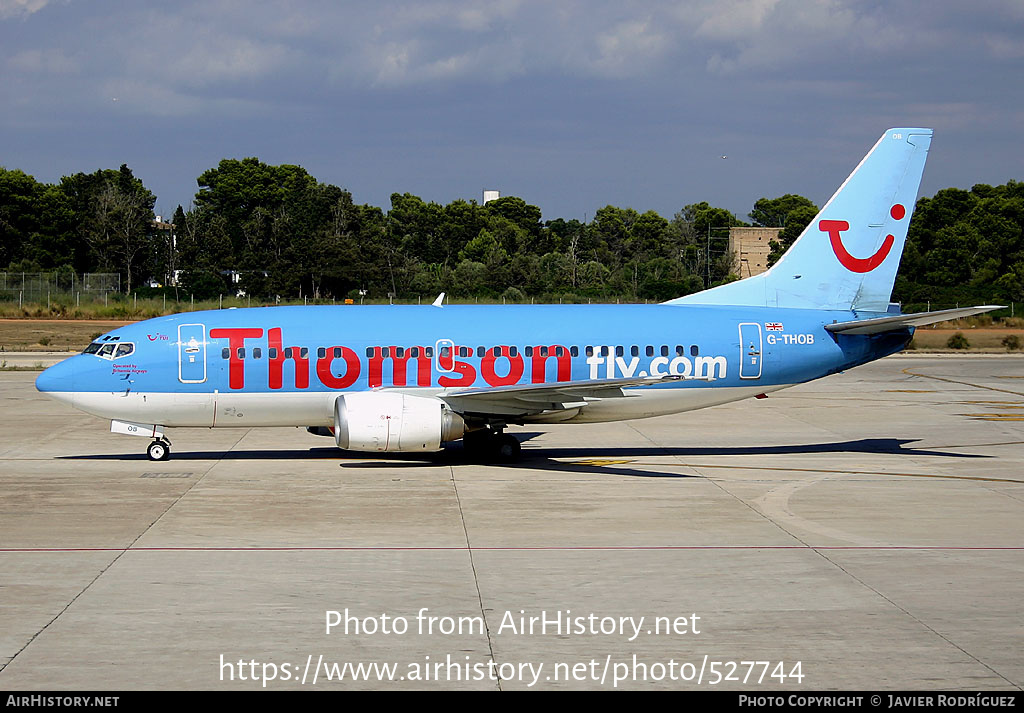 Aircraft Photo of G-THOB | Boeing 737-5L9 | Thomsonfly | AirHistory.net #527744