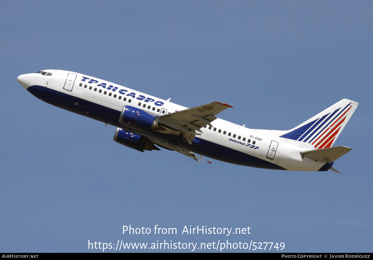 Aircraft Photo of EI-ERP | Boeing 737-33S | Transaero Airlines | AirHistory.net #527749