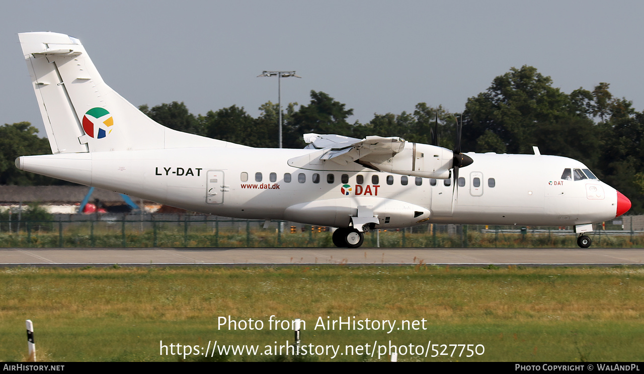 Aircraft Photo of LY-DAT | ATR ATR-42-500 | Danish Air Transport - DAT | AirHistory.net #527750