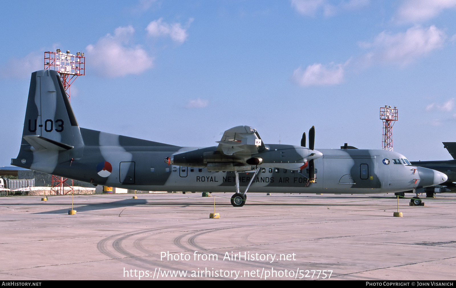 Aircraft Photo of U-03 | Fokker 60UTA-N | Netherlands - Air Force | AirHistory.net #527757