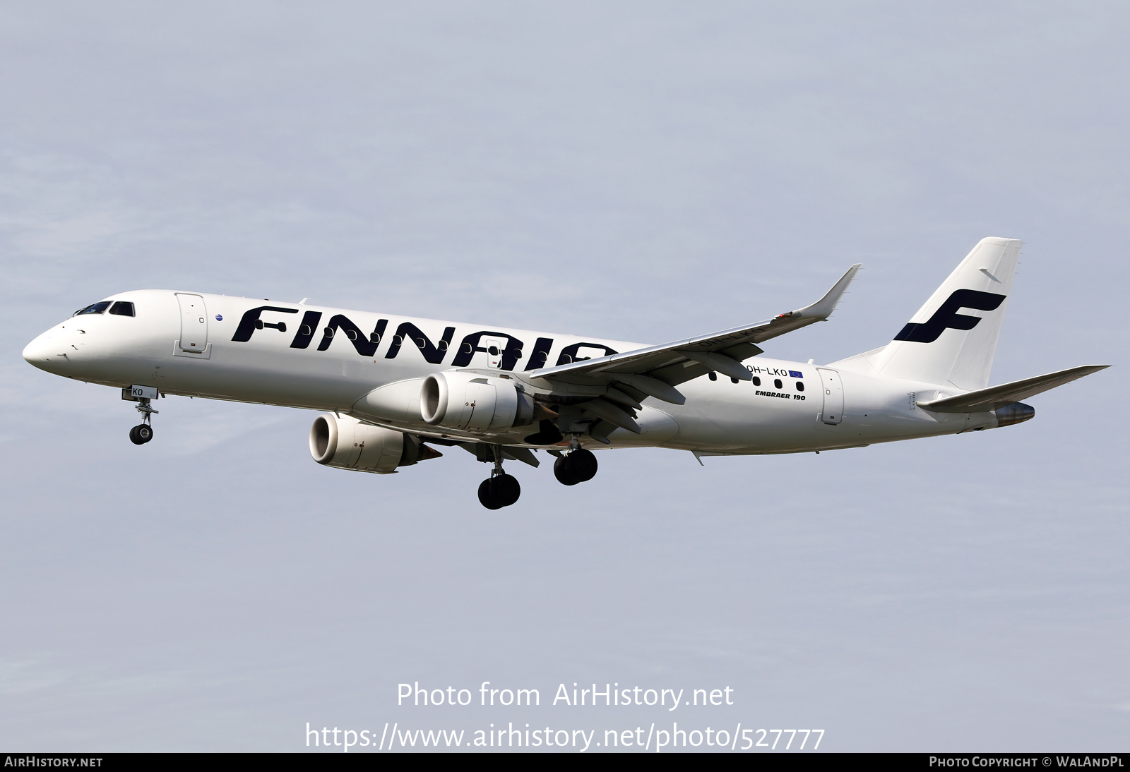 Aircraft Photo of OH-LKO | Embraer 190LR (ERJ-190-100LR) | Finnair | AirHistory.net #527777