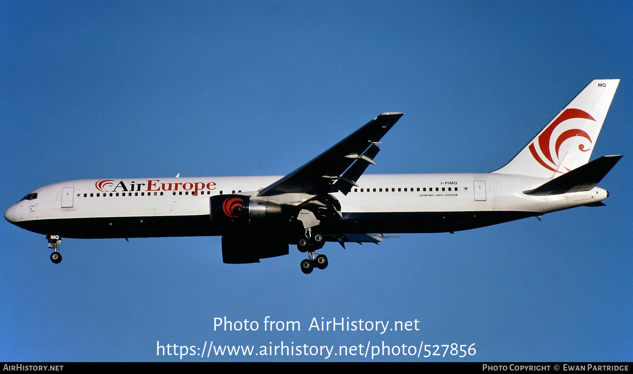 Aircraft Photo of I-PIMQ | Boeing 767-3Q8/ER | Air Europe | AirHistory.net #527856