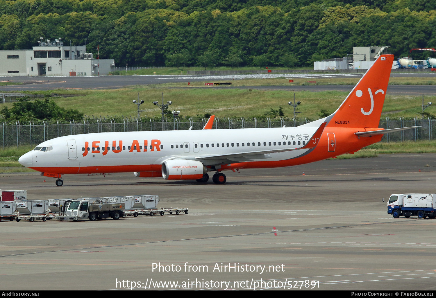 Aircraft Photo of HL8034 | Boeing 737-8HX | Jeju Air | AirHistory.net #527891