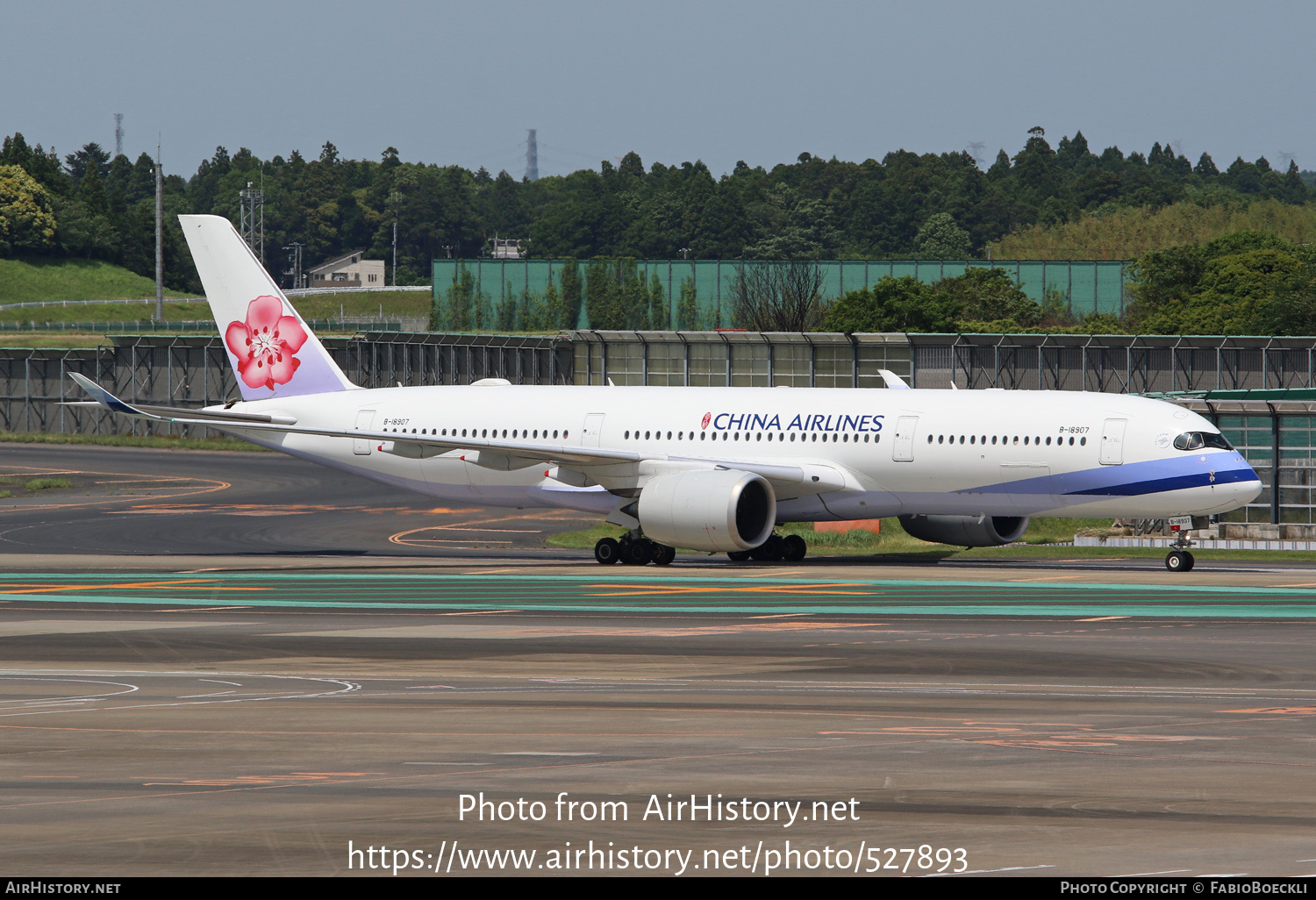 Aircraft Photo of B-18907 | Airbus A350-941 | China Airlines | AirHistory.net #527893