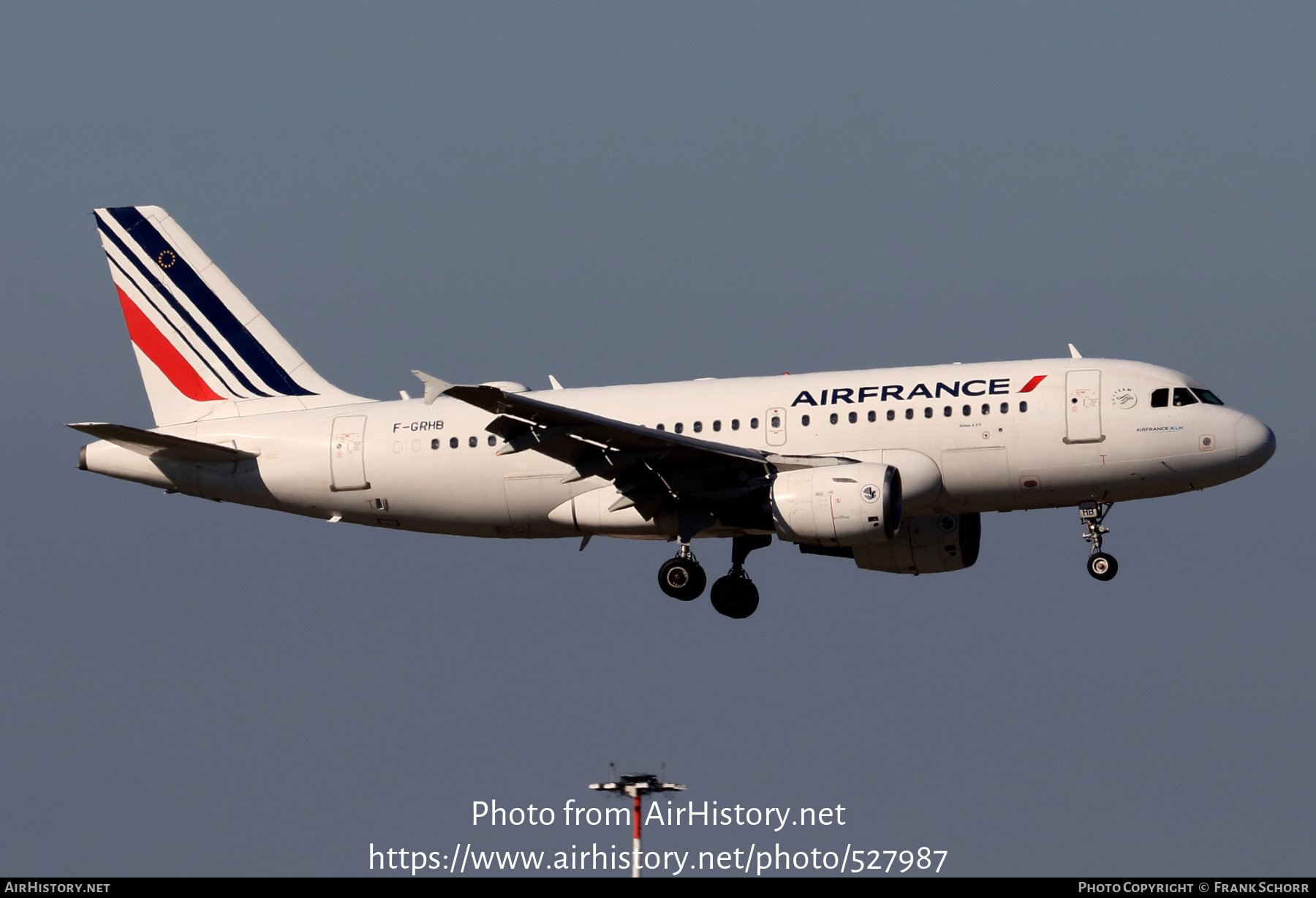 Aircraft Photo of F-GRHB | Airbus A319-111 | Air France | AirHistory.net #527987