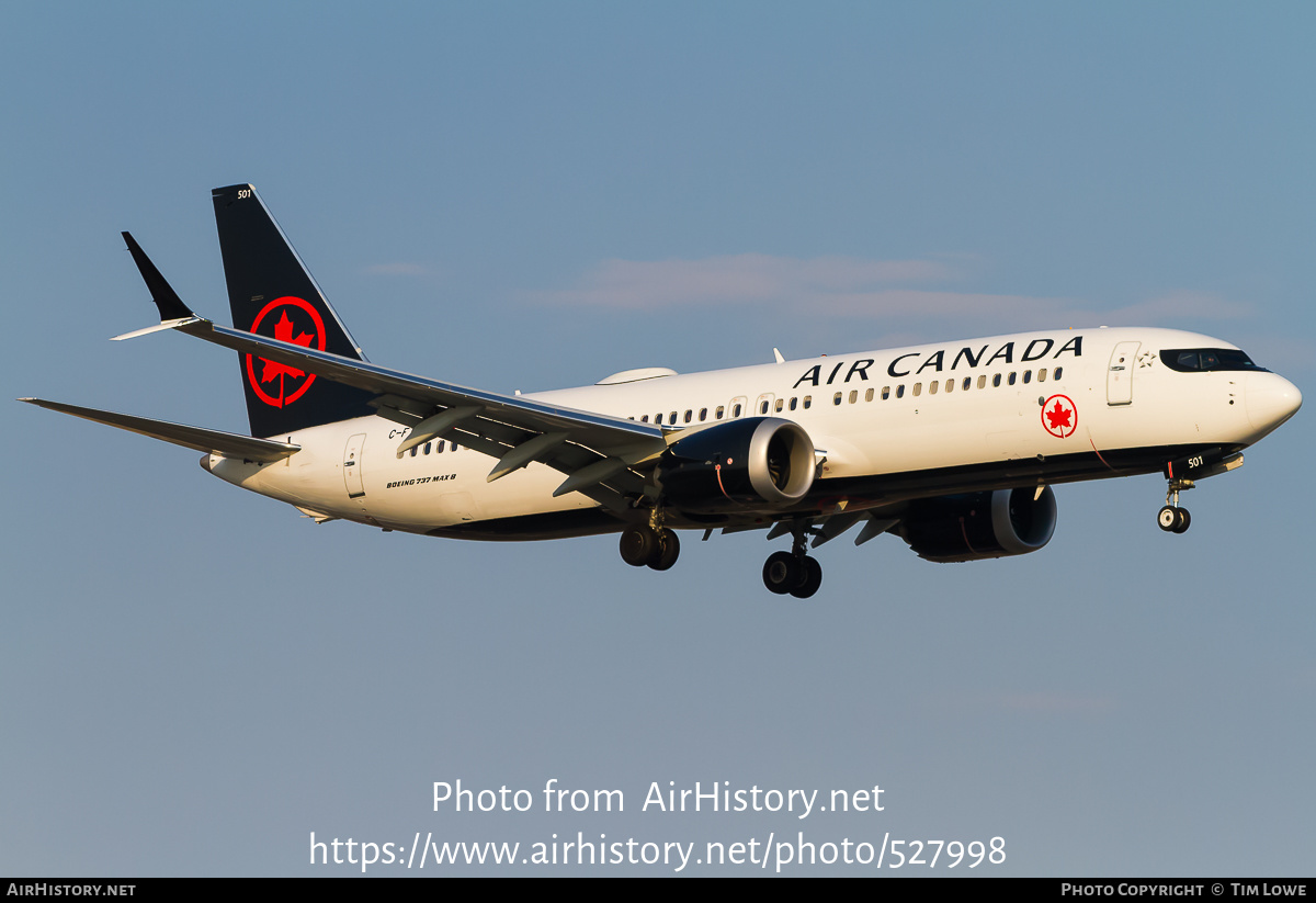 Aircraft Photo of C-FTJV | Boeing 737-8 Max 8 | Air Canada | AirHistory.net #527998