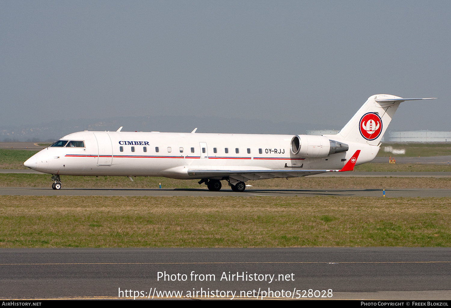 Aircraft Photo of OY-RJJ | Bombardier CRJ-200ER (CL-600-2B19) | Cimber Air | AirHistory.net #528028