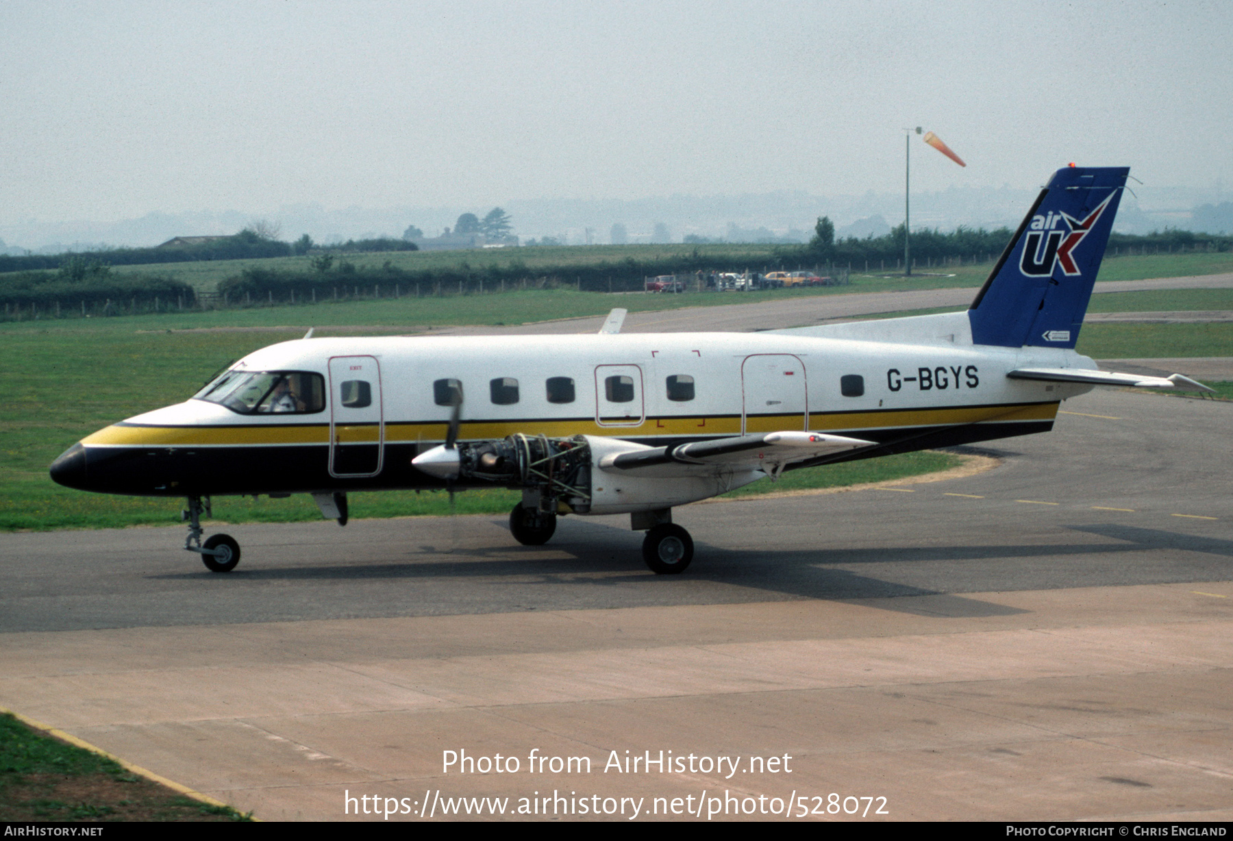 Aircraft Photo of G-BGYS | Embraer EMB-110P2 Bandeirante | Air UK | AirHistory.net #528072