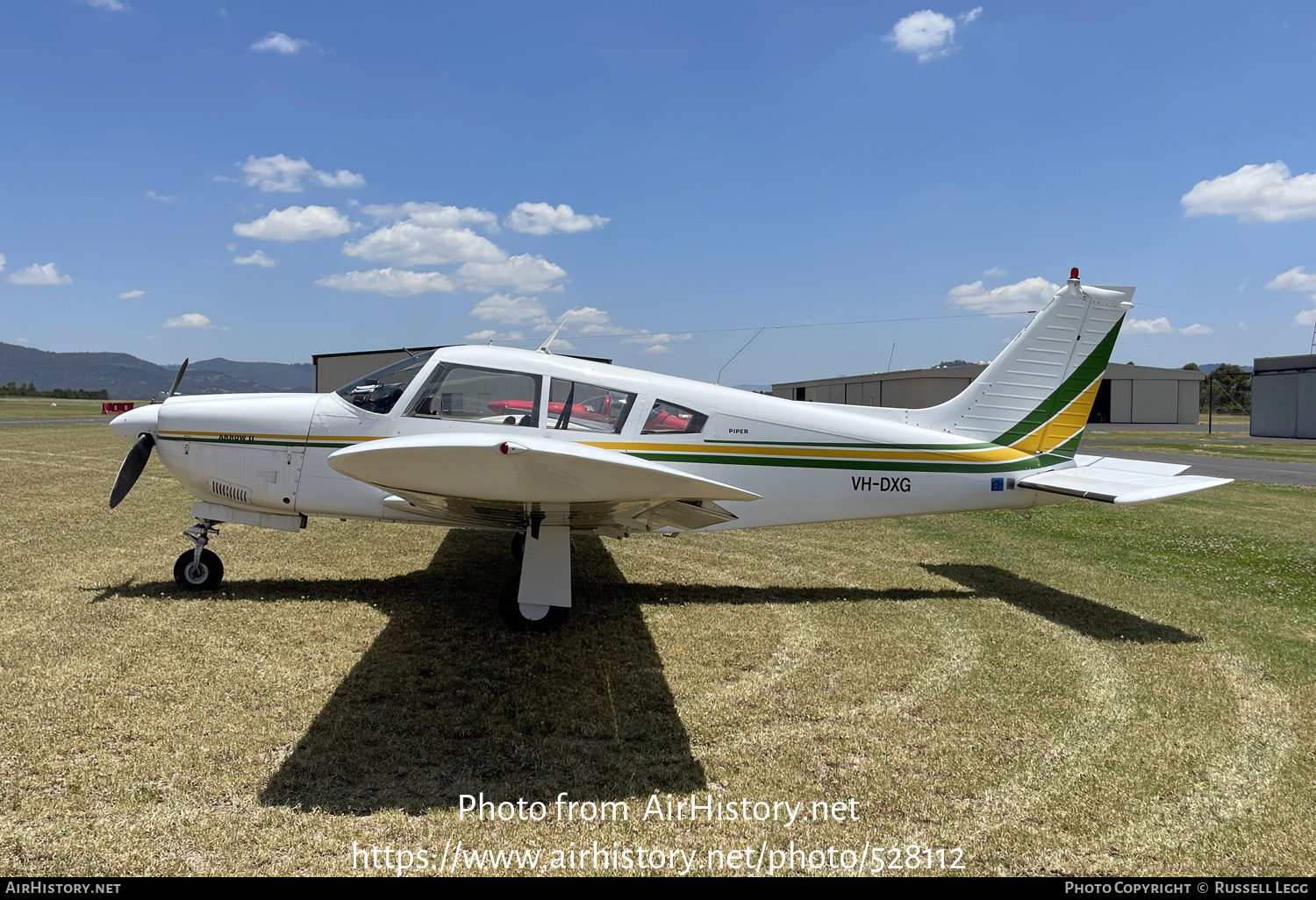 Aircraft Photo of VH-DXG | Piper PA-28R-200 Cherokee Arrow II | AirHistory.net #528112