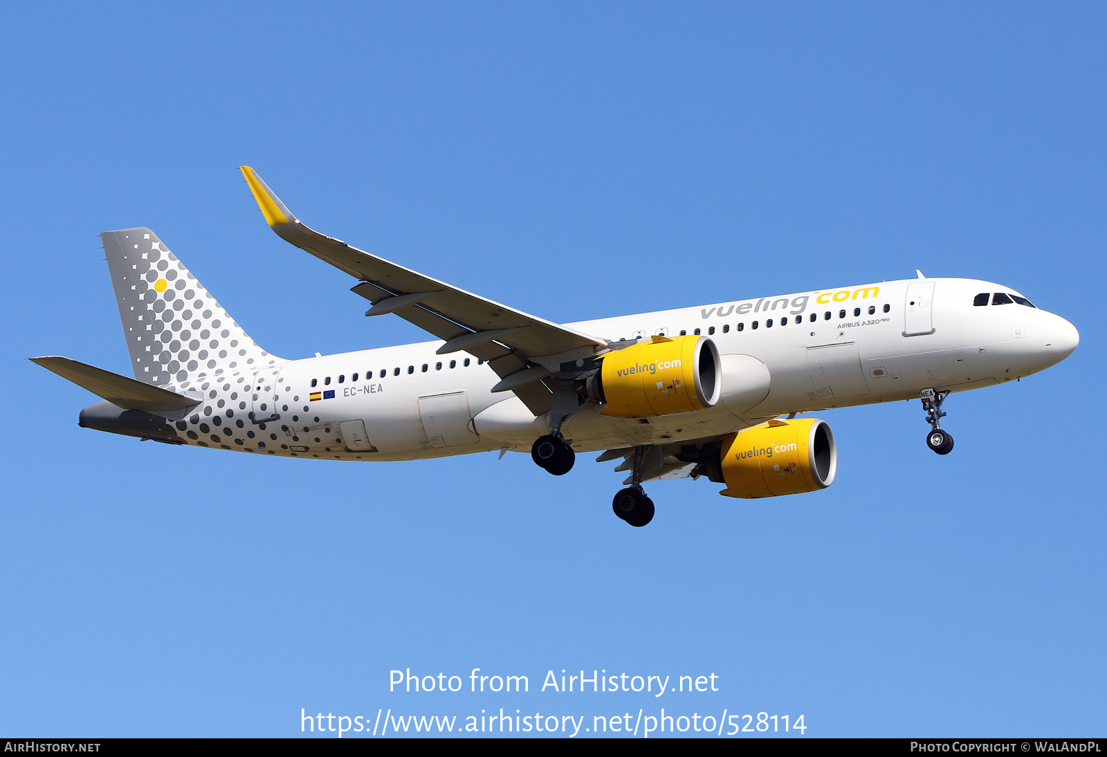 Aircraft Photo of EC-NEA | Airbus A320-271N | Vueling Airlines | AirHistory.net #528114