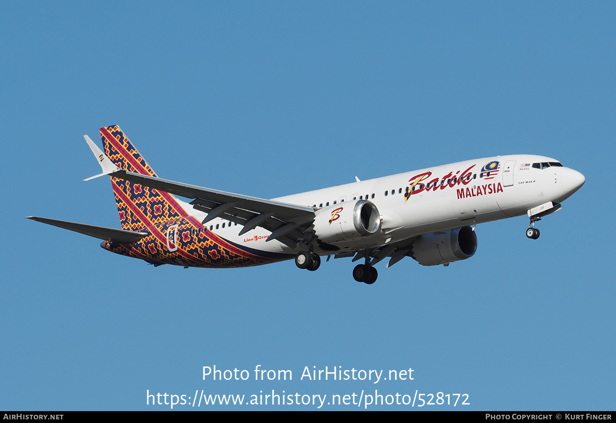 Aircraft Photo of 9M-LRF | Boeing 737-8 Max 8 | Batik Air Malaysia | AirHistory.net #528172