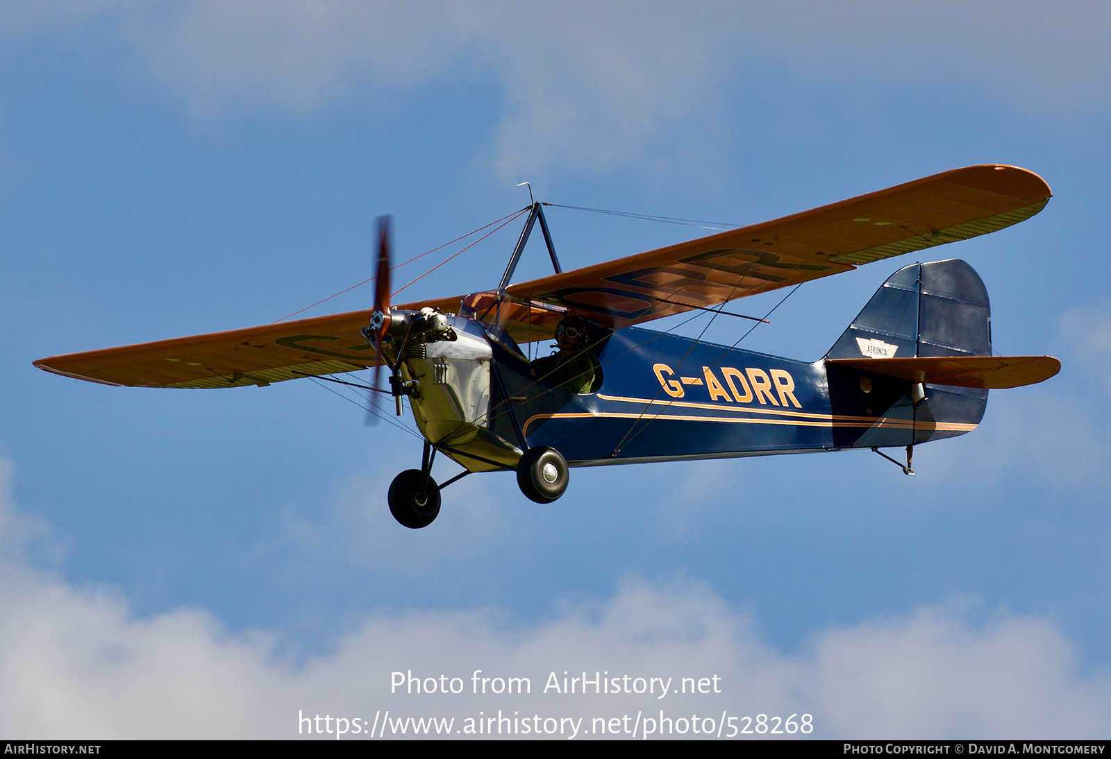 Aircraft Photo of G-ADRR | Aeronca C-3 Collegian | AirHistory.net #528268