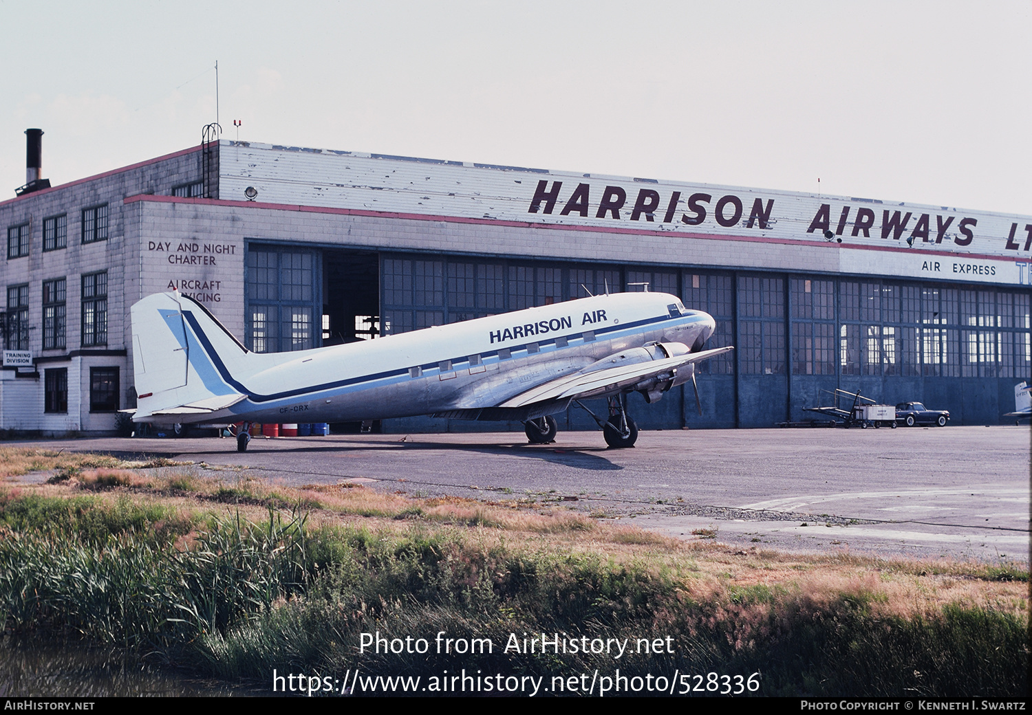 Aircraft Photo of CF-CRX | Douglas DC-3A | Harrison Airways | AirHistory.net #528336