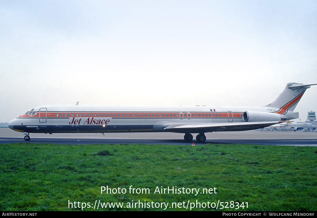 Aircraft Photo of F-GFUU | McDonnell Douglas MD-83 (DC-9-83) | Jet Alsace | AirHistory.net #528341