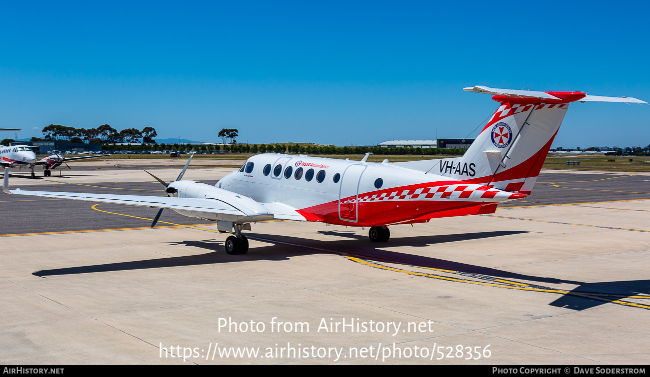 Aircraft Photo of VH-AAS | Beechcraft 350C King Air (B300C) | NSW Ambulance | AirHistory.net #528356