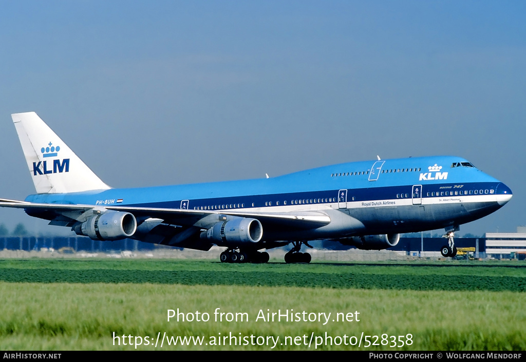 Aircraft Photo of PH-BUH | Boeing 747-206BM(SUD) | KLM - Royal Dutch Airlines | AirHistory.net #528358