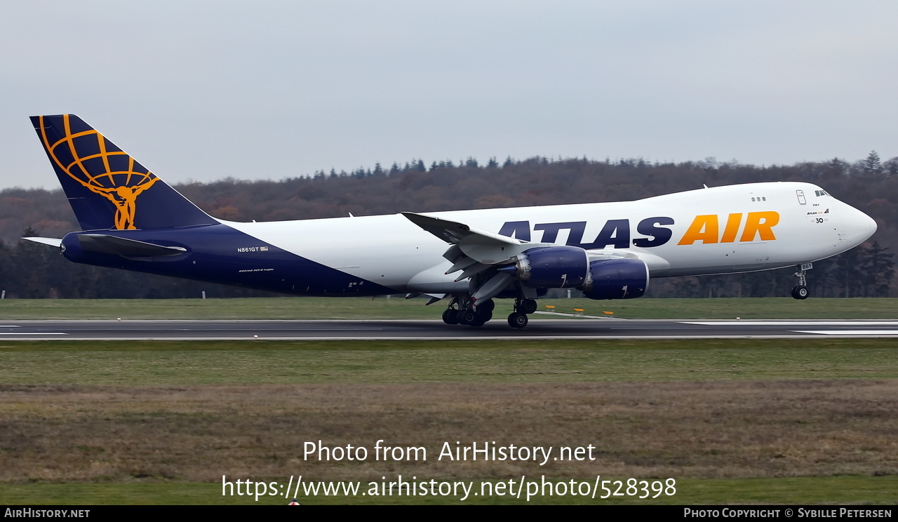 Aircraft Photo of N861GT | Boeing 747-8F | Atlas Air | AirHistory.net #528398