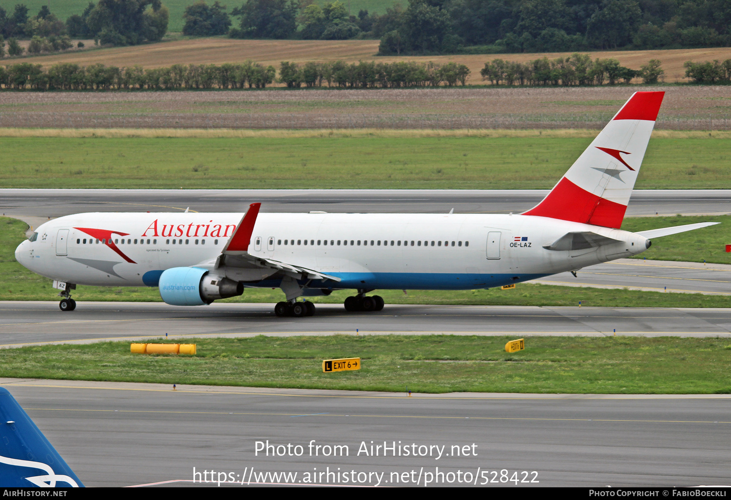 Aircraft Photo of OE-LAZ | Boeing 767-3Z9/ER | Austrian Airlines | AirHistory.net #528422