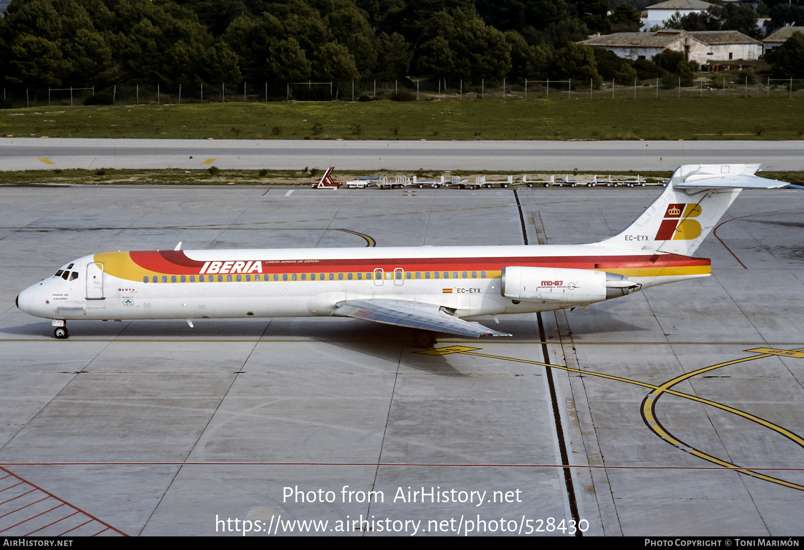 Aircraft Photo of EC-EYX | McDonnell Douglas MD-87 (DC-9-87) | Iberia | AirHistory.net #528430