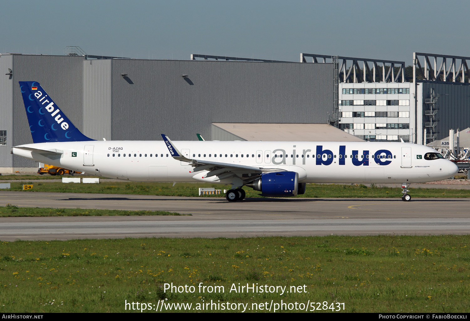 Aircraft Photo of D-AZAQ / AP-BOD | Airbus A321-251NX | Airblue | AirHistory.net #528431