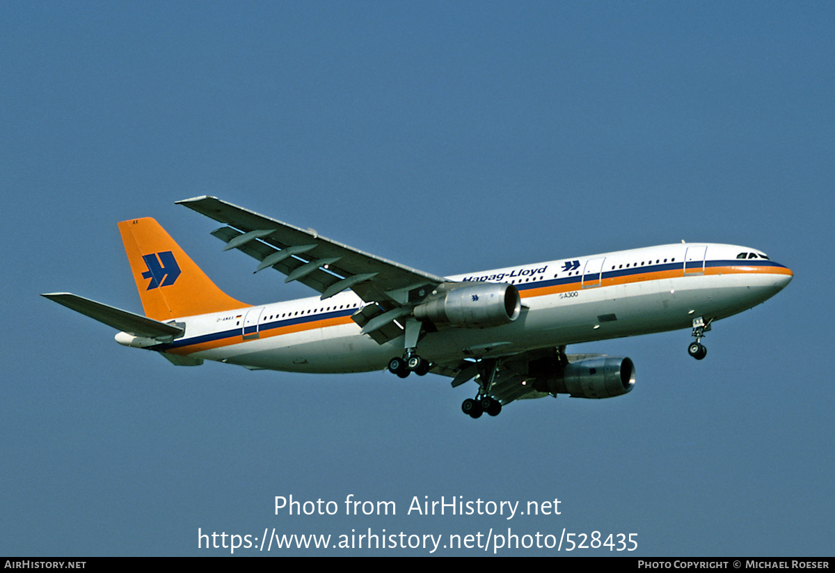 Aircraft Photo of D-AMAX | Airbus A300B4-203 | Hapag-Lloyd | AirHistory.net #528435