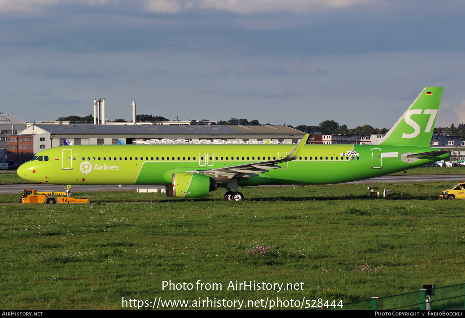 Aircraft Photo of D-AVXA / VQ-BYJ | Airbus A321-271NX | S7 Airlines | AirHistory.net #528444