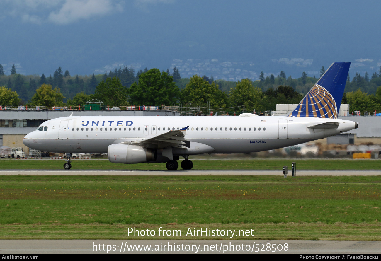 Aircraft Photo of N462UA | Airbus A320-232 | United Airlines | AirHistory.net #528508