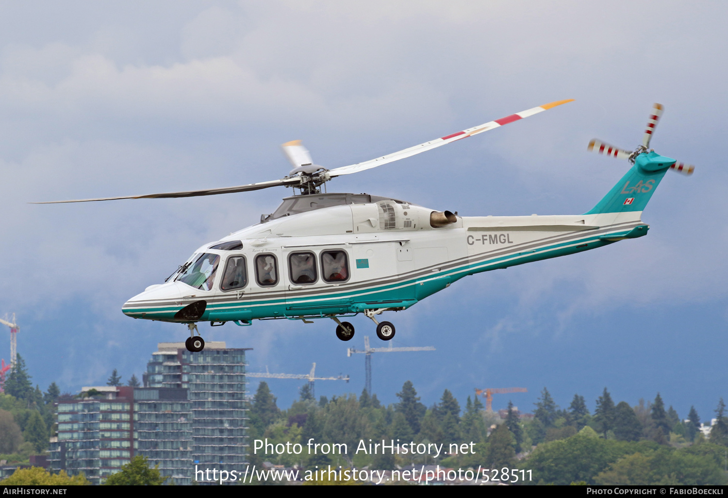 Aircraft Photo of C-FMGL | AgustaWestland AW-139 | LAS - London Air Service | AirHistory.net #528511