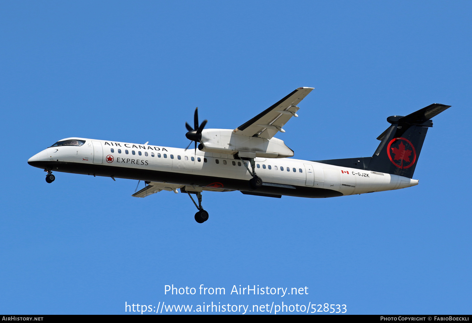 Aircraft Photo of C-GJZK | Bombardier DHC-8-402 Dash 8 | Air Canada Express | AirHistory.net #528533