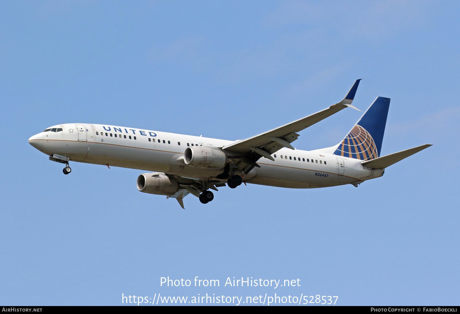 Aircraft Photo of N36447 | Boeing 737-924/ER | United Airlines | AirHistory.net #528537