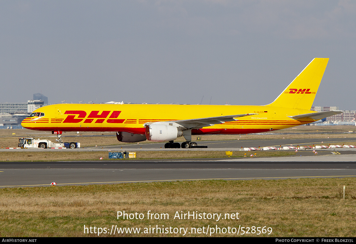 Aircraft Photo of D-ALED | Boeing 757-236/SF | DHL International | AirHistory.net #528569