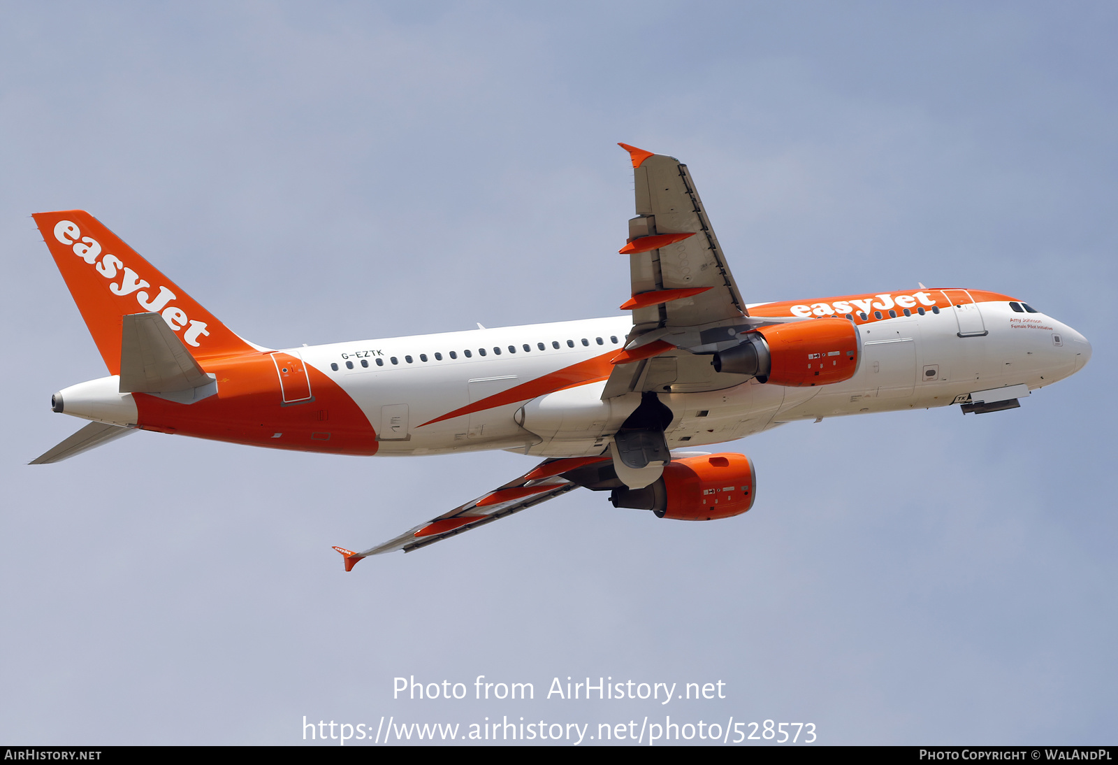 Aircraft Photo of G-EZTK | Airbus A320-214 | EasyJet | AirHistory.net #528573