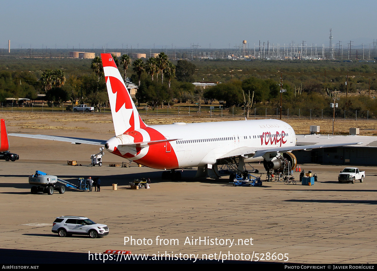 Aircraft Photo of C-FXCA | Boeing 767-375/ER | Air Canada Rouge | AirHistory.net #528605