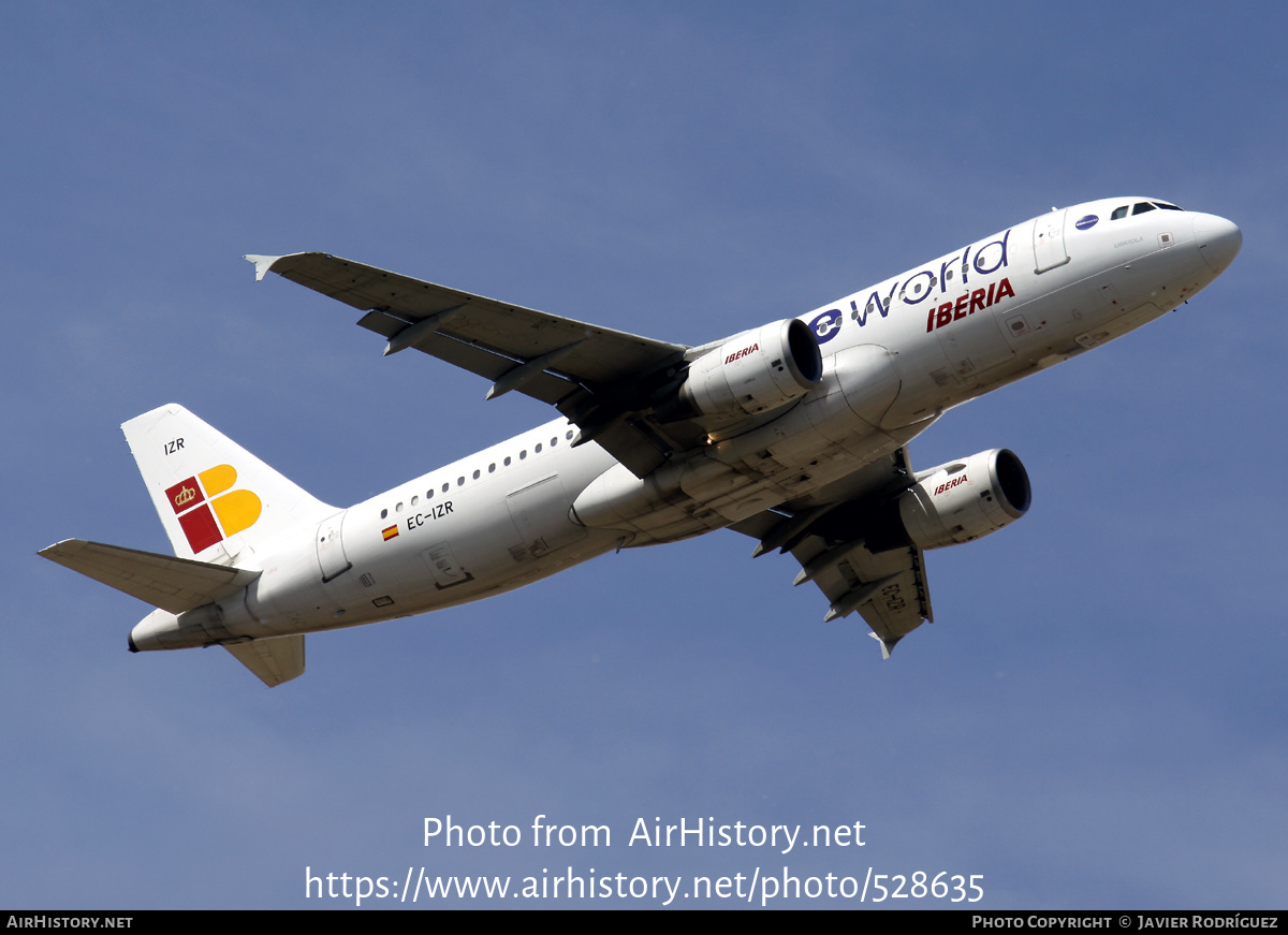 Aircraft Photo of EC-IZR | Airbus A320-214 | Iberia | AirHistory.net #528635