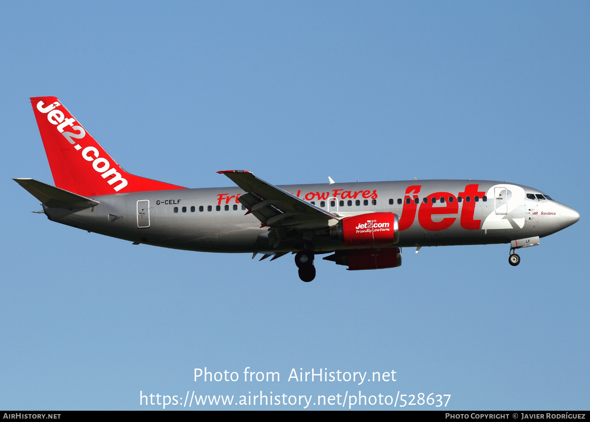 Aircraft Photo of G-CELF | Boeing 737-377 | Jet2 | AirHistory.net #528637