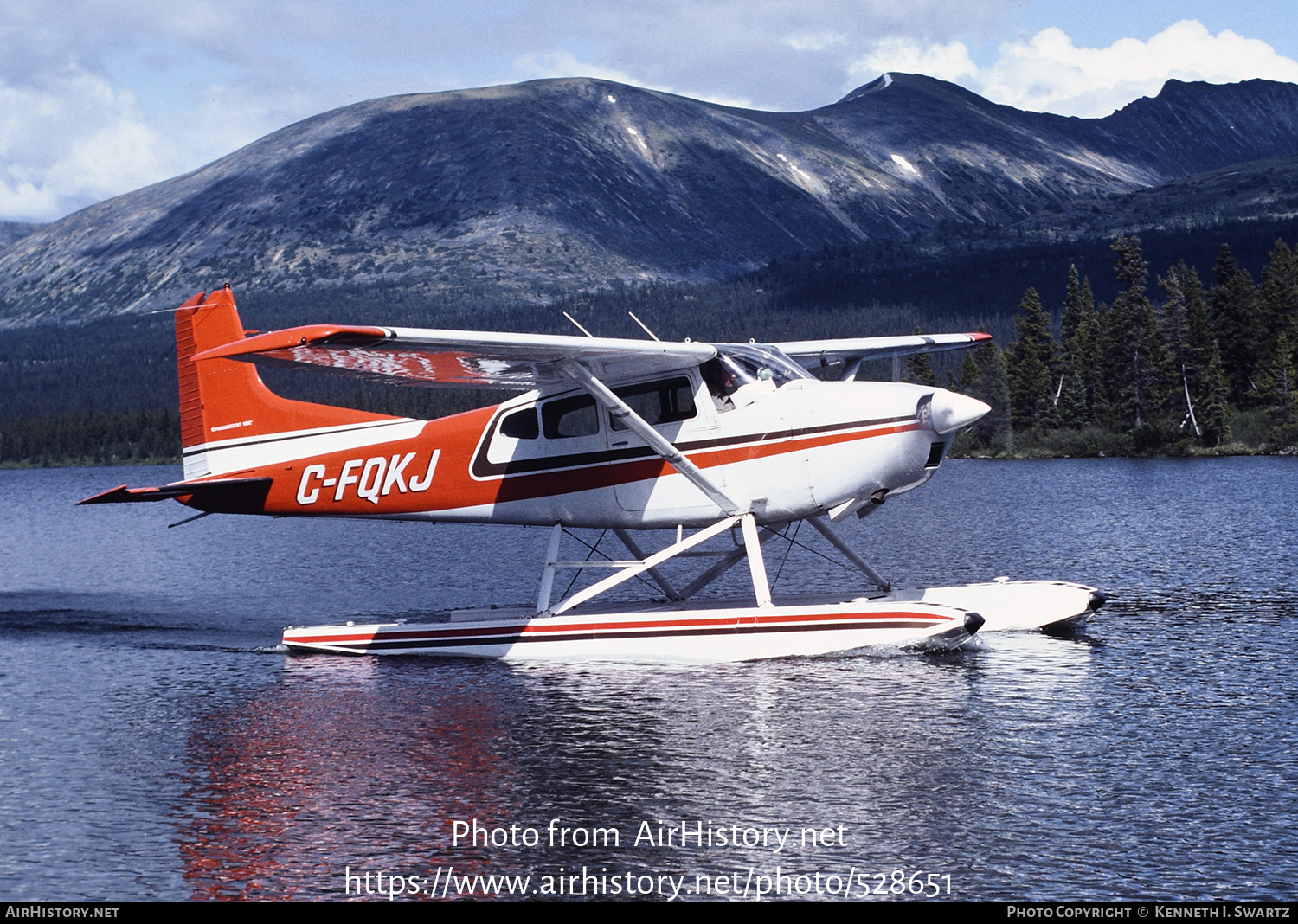 Aircraft Photo of C-FQKJ | Cessna A185E | Central Mountain Air - CMA | AirHistory.net #528651