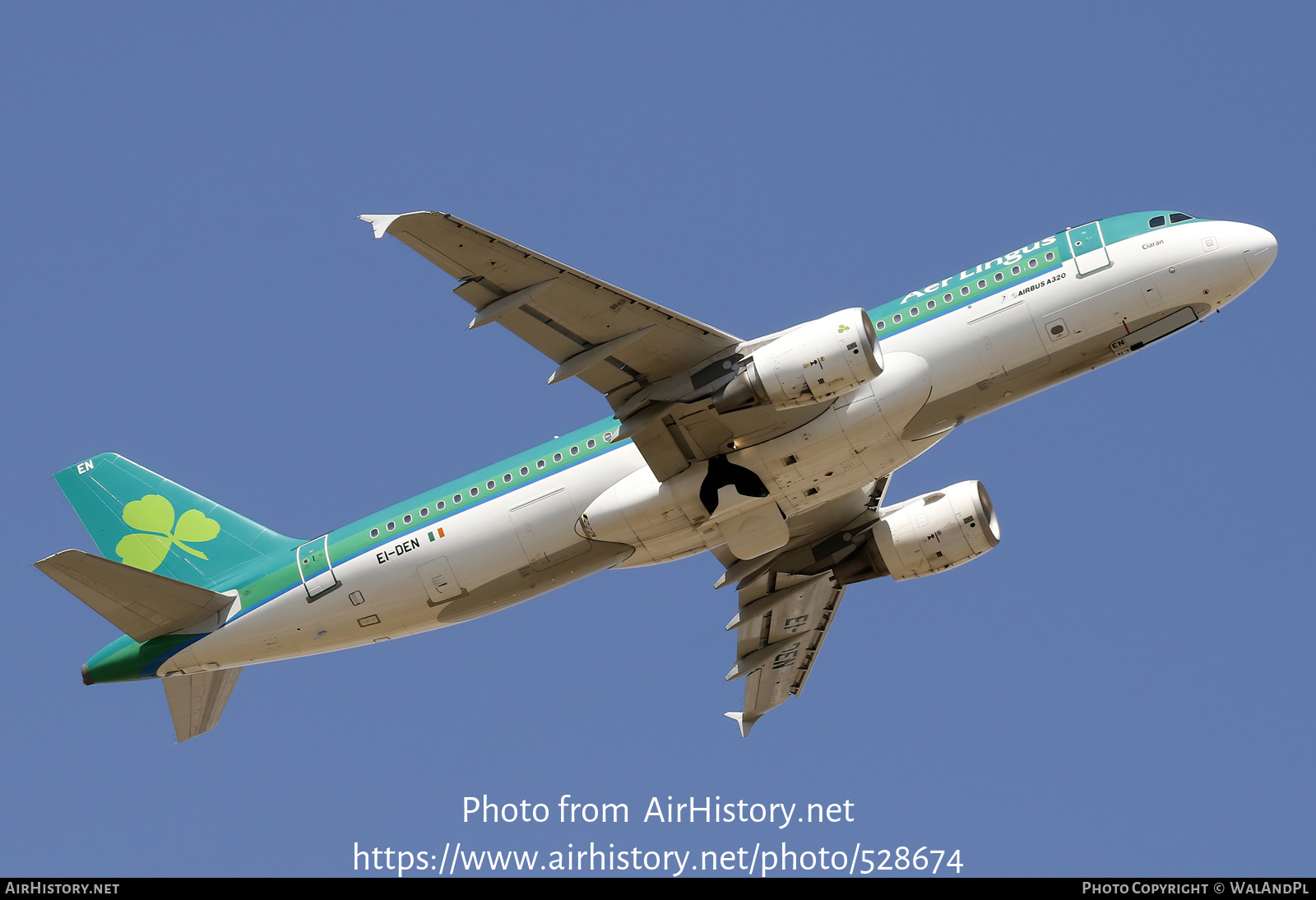 Aircraft Photo of EI-DEN | Airbus A320-214 | Aer Lingus | AirHistory.net #528674