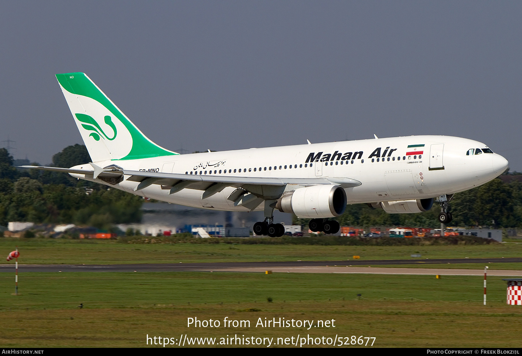 Aircraft Photo of EP-MNO | Airbus A310-308 | Mahan Air | AirHistory.net ...