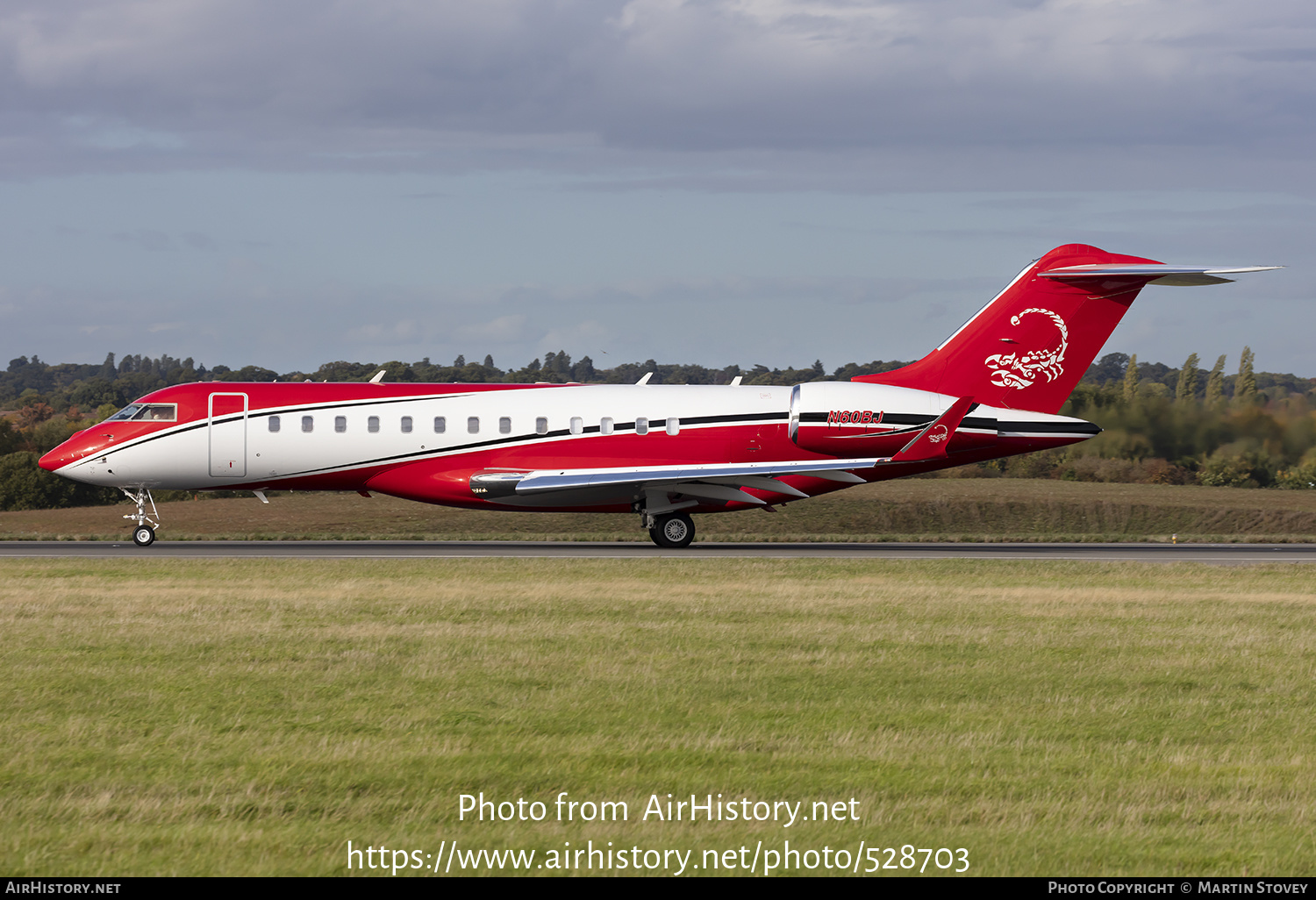 Aircraft Photo of N60BJ | Bombardier Global Express XRS (BD-700-1A10) | AirHistory.net #528703