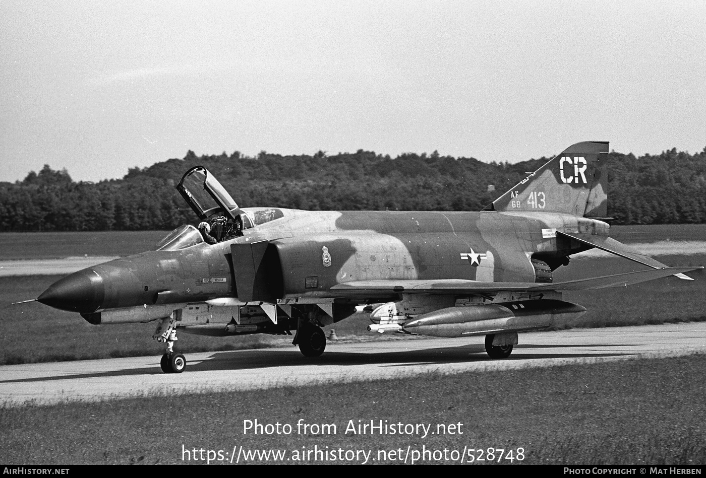 Aircraft Photo of 68-0413 / AF68-413 | McDonnell Douglas F-4E Phantom II | USA - Air Force | AirHistory.net #528748