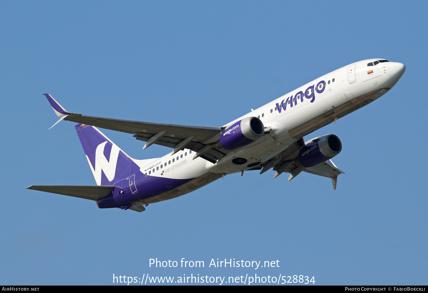 Aircraft Photo of HP-1715CMP | Boeing 737-8V3 | Wingo | AirHistory.net #528834