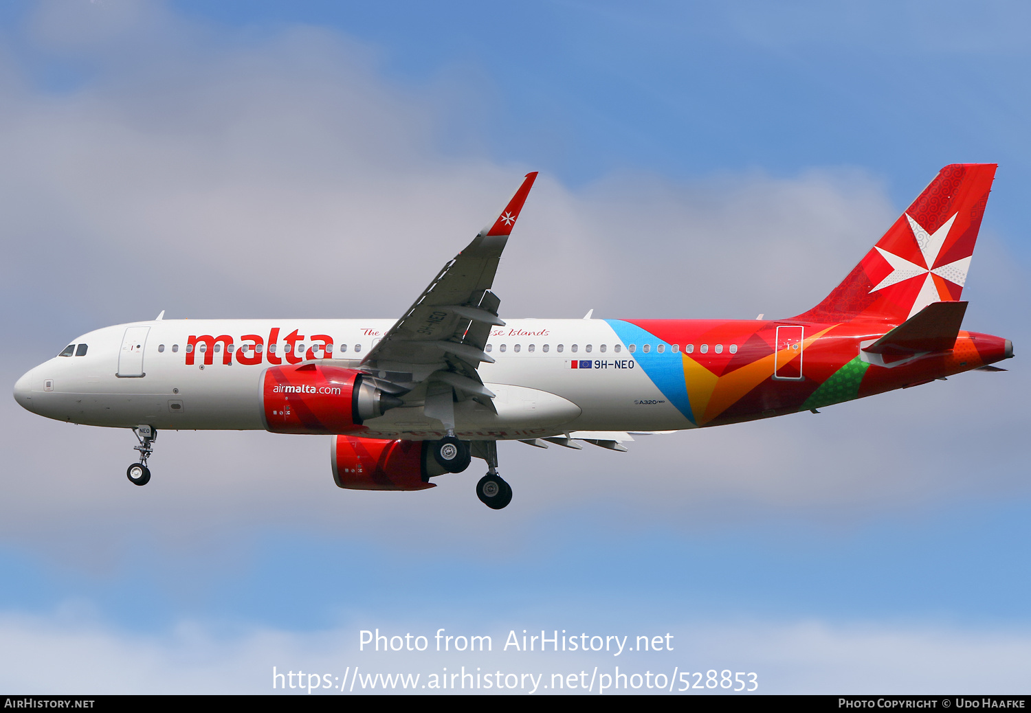 Aircraft Photo of 9H-NEO | Airbus A320-251N | Air Malta | AirHistory.net #528853