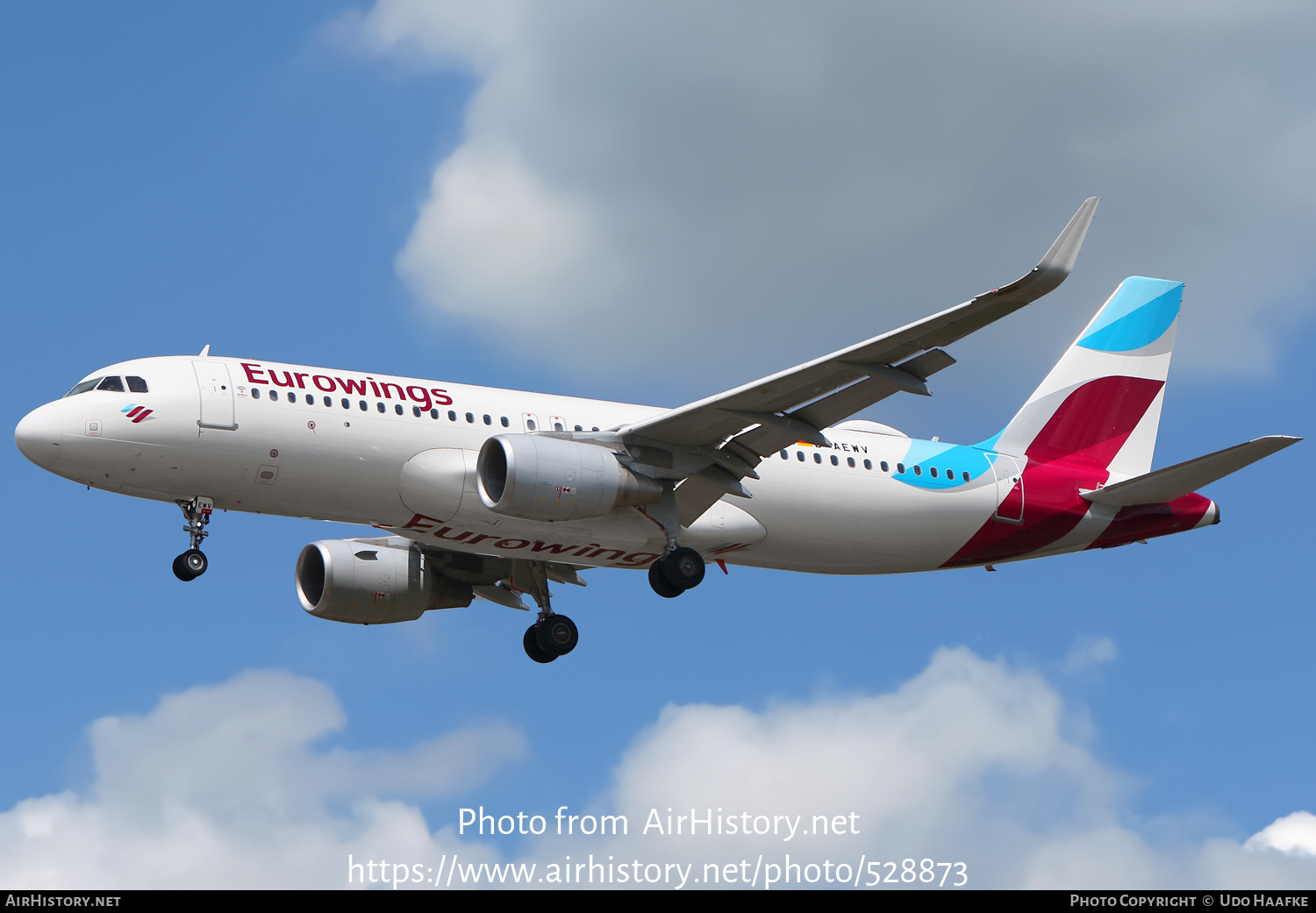 Aircraft Photo of D-AEWV | Airbus A320-214 | Eurowings | AirHistory.net #528873