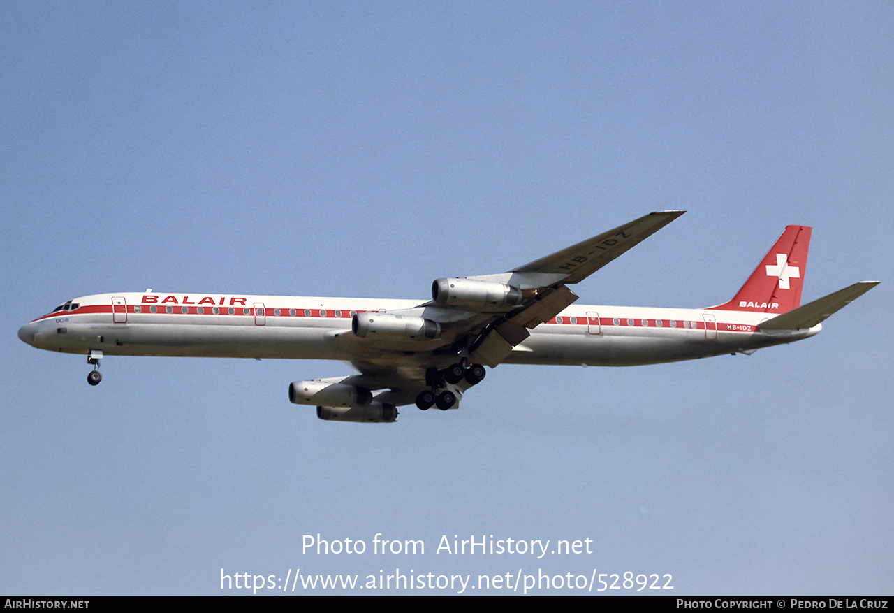 Aircraft Photo of HB-IDZ | McDonnell Douglas DC-8-63PF | Balair | AirHistory.net #528922