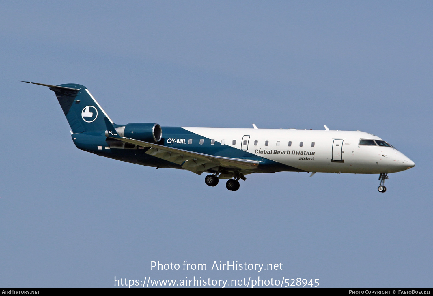 Aircraft Photo of OY-MIL | Bombardier CRJ-200LR (CL-600-2B19) | Global Reach Aviation - GRA | AirHistory.net #528945