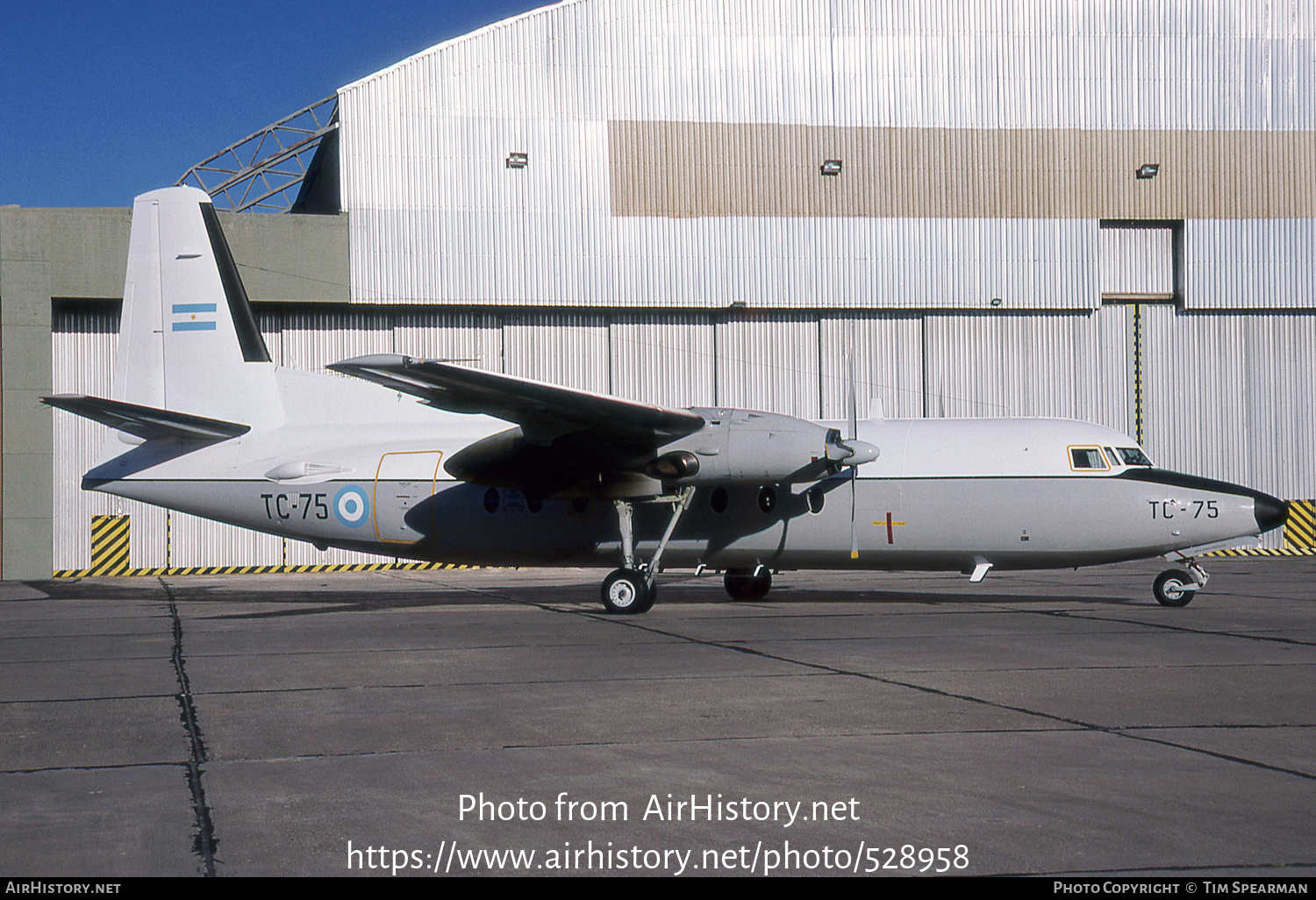 Aircraft Photo of TC-75 | Fokker F27-400 Friendship | Argentina - Air Force | AirHistory.net #528958