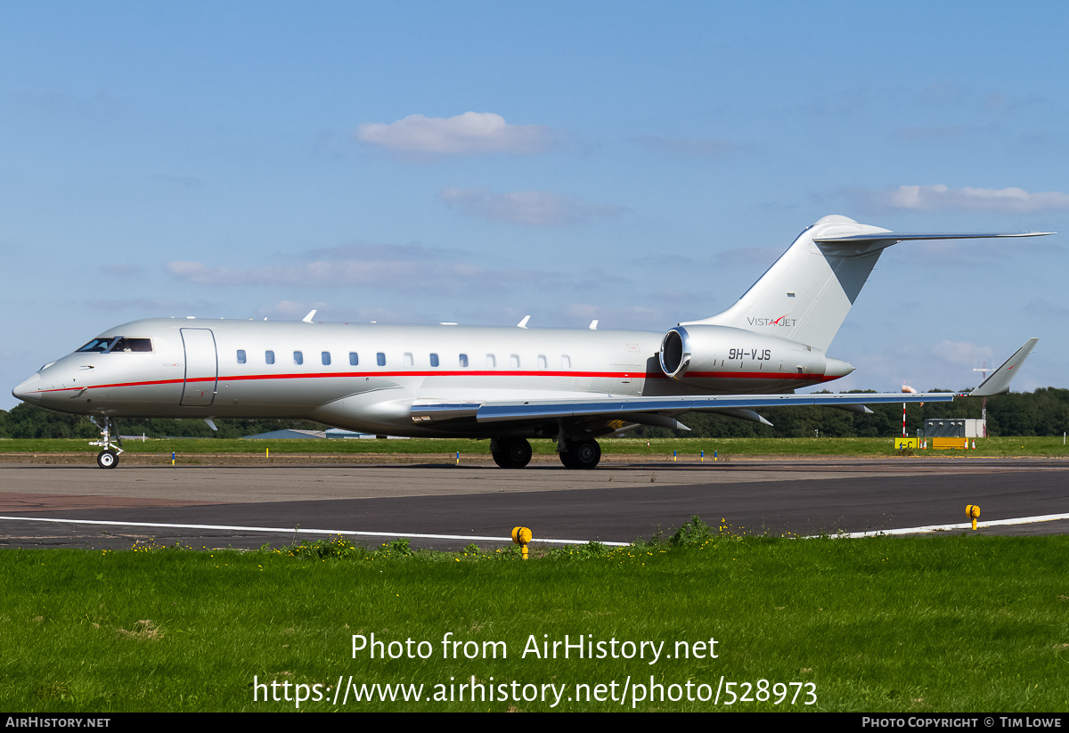 Aircraft Photo of 9H-VJS | Bombardier Global 6000 (BD-700-1A10) | VistaJet | AirHistory.net #528973