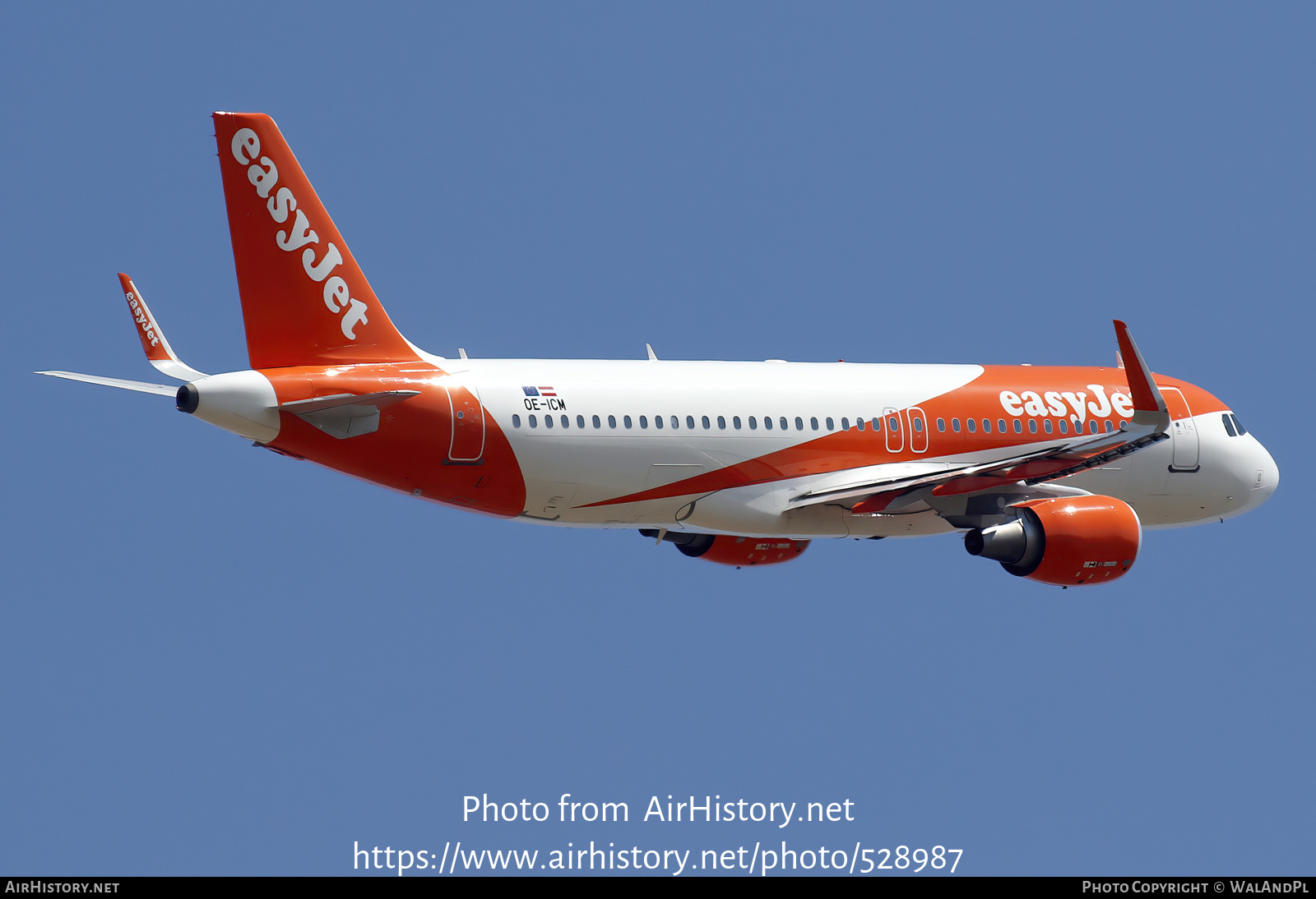 Aircraft Photo of OE-ICM | Airbus A320-214 | EasyJet | AirHistory.net #528987