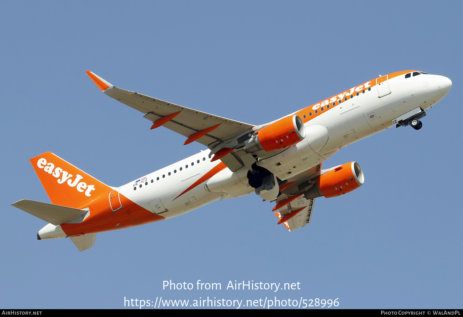 Aircraft Photo of OE-ICZ | Airbus A320-214 | EasyJet | AirHistory.net #528996