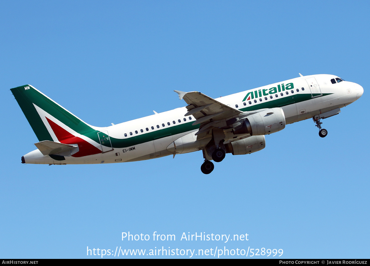 Aircraft Photo of EI-IMM | Airbus A319-111 | Alitalia | AirHistory.net #528999